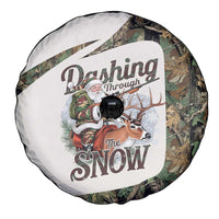 Santa Deer Hunting Christmas Spare Tire Cover Hunting Camouflage Patterns - Wonder Print Shop
