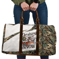 Santa Deer Hunting Christmas Travel Bag Hunting Camouflage Patterns - Wonder Print Shop