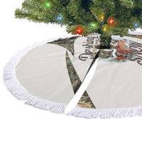 Santa Deer Hunting Christmas Tree Skirt Hunting Camouflage Patterns - Wonder Print Shop
