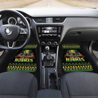 Merry Hunmas Car Mats Hunter Deer Santa Hat - Wonder Print Shop