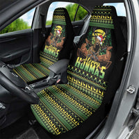 Merry Hunmas Car Seat Cover Hunter Deer Santa Hat - Wonder Print Shop