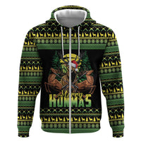 Merry Hunmas Hoodie Hunter Deer Santa Hat - Wonder Print Shop