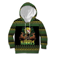Merry Hunmas Kid Hoodie Hunter Deer Santa Hat - Wonder Print Shop