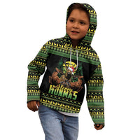 Merry Hunmas Kid Hoodie Hunter Deer Santa Hat - Wonder Print Shop
