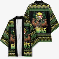 Merry Hunmas Kimono Hunter Deer Santa Hat - Wonder Print Shop