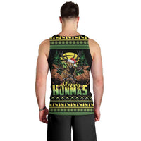 Merry Hunmas Men Tank Top Hunter Deer Santa Hat - Wonder Print Shop
