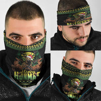 Merry Hunmas Neck Gaiter Hunter Deer Santa Hat - Wonder Print Shop