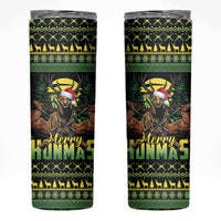Merry Hunmas Skinny Tumbler Hunter Deer Santa Hat - Wonder Print Shop