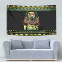 Merry Hunmas Tapestry Hunter Deer Santa Hat - Wonder Print Shop
