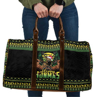Merry Hunmas Travel Bag Hunter Deer Santa Hat - Wonder Print Shop