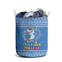 Brainrot Tralalero Tralala Shark Laundry Basket Christmas Funny - Wonder Print Shop