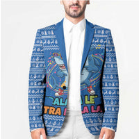 Brainrot Tralalero Tralala Shark Blazer Christmas Funny - Wonder Print Shop