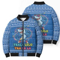 Brainrot Tralalero Tralala Shark Bomber Puffer Jacket Christmas Funny - Wonder Print Shop