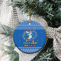 Brainrot Tralalero Tralala Shark Ceramic Ornament Christmas Funny - Wonder Print Shop