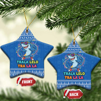 Brainrot Tralalero Tralala Shark Ceramic Ornament Christmas Funny - Wonder Print Shop