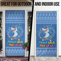 Brainrot Tralalero Tralala Shark Door Cover Christmas Funny - Wonder Print Shop
