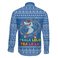 Brainrot Tralalero Tralala Shark Family Matching Long Sleeve Bodycon Dress and Hawaiian Shirt Christmas Funny - Wonder Print Shop
