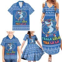 Brainrot Tralalero Tralala Shark Family Matching Summer Maxi Dress and Hawaiian Shirt Christmas Funny - Wonder Print Shop