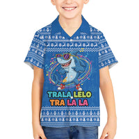 Brainrot Tralalero Tralala Shark Kid Hawaiian Shirt Christmas Funny - Wonder Print Shop