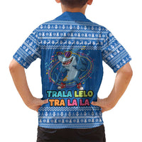 Brainrot Tralalero Tralala Shark Kid Hawaiian Shirt Christmas Funny - Wonder Print Shop