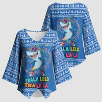Brainrot Tralalero Tralala Shark Kimono Sleeve Blouse Christmas Funny - Wonder Print Shop