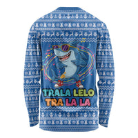 Brainrot Tralalero Tralala Shark Long Sleeve Shirt Christmas Funny - Wonder Print Shop