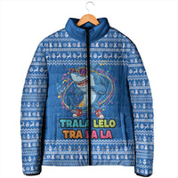 Brainrot Tralalero Tralala Shark Padded Jacket Christmas Funny - Wonder Print Shop