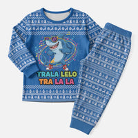 Brainrot Tralalero Tralala Shark Christmas Pajama Set Christmas Funny - Wonder Print Shop