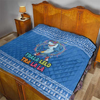 Brainrot Tralalero Tralala Shark Quilt Christmas Funny - Wonder Print Shop
