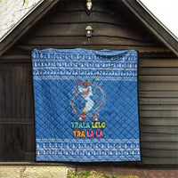 Brainrot Tralalero Tralala Shark Quilt Christmas Funny - Wonder Print Shop