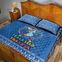Brainrot Tralalero Tralala Shark Quilt Bed Set Christmas Funny - Wonder Print Shop