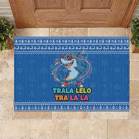 Brainrot Tralalero Tralala Shark Rubber Doormat Christmas Funny - Wonder Print Shop
