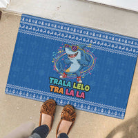 Brainrot Tralalero Tralala Shark Rubber Doormat Christmas Funny - Wonder Print Shop