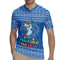 Brainrot Tralalero Tralala Shark Rugby Jersey Christmas Funny - Wonder Print Shop