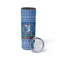 Brainrot Tralalero Tralala Shark Skinny Tumbler Christmas Funny - Wonder Print Shop