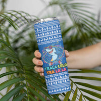 Brainrot Tralalero Tralala Shark Skinny Tumbler Christmas Funny - Wonder Print Shop