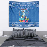 Brainrot Tralalero Tralala Shark Tapestry Christmas Funny - Wonder Print Shop