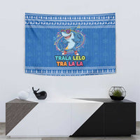 Brainrot Tralalero Tralala Shark Tapestry Christmas Funny - Wonder Print Shop