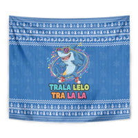 Brainrot Tralalero Tralala Shark Tapestry Christmas Funny - Wonder Print Shop
