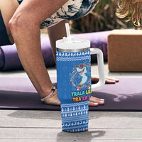 Brainrot Tralalero Tralala Shark Tumbler With Handle Christmas Funny - Wonder Print Shop