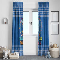 Brainrot Tralalero Tralala Shark Window Curtain Christmas Funny - Wonder Print Shop