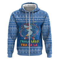 Brainrot Tralalero Tralala Shark Zip Hoodie Christmas Funny - Wonder Print Shop