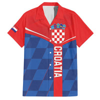 Custom Croatia Football Family Matching Summer Maxi Dress and Hawaiian Shirt Hrvatska Nogometna Reprezentacija
