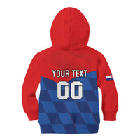 Custom Croatia Football Kid Hoodie Hrvatska Nogometna Reprezentacija