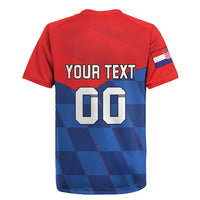 Custom Croatia Football Rugby Jersey Hrvatska Nogometna Reprezentacija