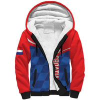 Custom Croatia Football Sherpa Hoodie Hrvatska Nogometna Reprezentacija