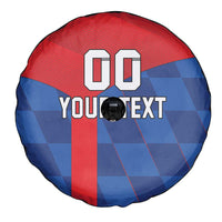 Custom Croatia Football Spare Tire Cover Hrvatska Nogometna Reprezentacija