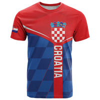 Custom Croatia Football T Shirt Hrvatska Nogometna Reprezentacija