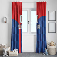 Custom Croatia Football Window Curtain Hrvatska Nogometna Reprezentacija