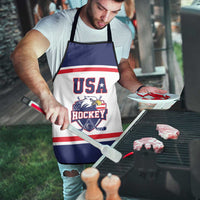 USA Ice Hockey Apron American Eagle Spirit White Version